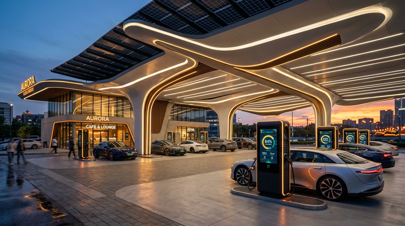 Petrol Forecourt to Ultra-Fast EV Charging Plazas