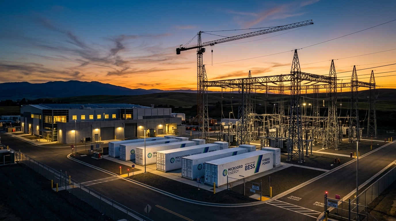 Hybrid Microgrids for Industrial Facilities